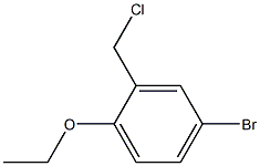 4-bromo-2-(chloromethyl)-1-ethoxybenzene Struktur