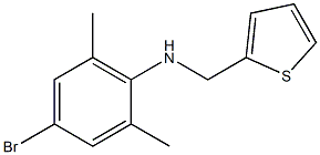 4-bromo-2,6-dimethyl-N-(thiophen-2-ylmethyl)aniline Structure