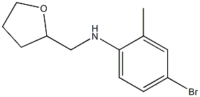 4-bromo-2-methyl-N-(oxolan-2-ylmethyl)aniline Structure