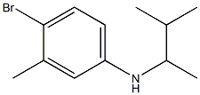 4-bromo-3-methyl-N-(3-methylbutan-2-yl)aniline Structure