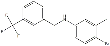 4-bromo-3-methyl-N-{[3-(trifluoromethyl)phenyl]methyl}aniline