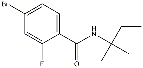 4-bromo-N-(1,1-dimethylpropyl)-2-fluorobenzamide|