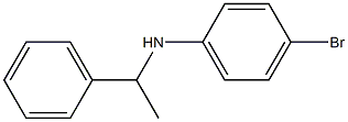 4-bromo-N-(1-phenylethyl)aniline Struktur