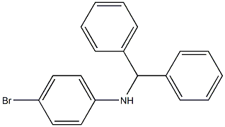 4-bromo-N-(diphenylmethyl)aniline,,结构式