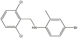  4-bromo-N-[(2,6-dichlorophenyl)methyl]-2-methylaniline