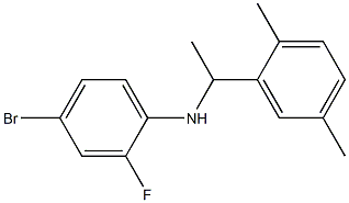 4-bromo-N-[1-(2,5-dimethylphenyl)ethyl]-2-fluoroaniline