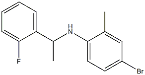  4-bromo-N-[1-(2-fluorophenyl)ethyl]-2-methylaniline