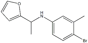 4-bromo-N-[1-(furan-2-yl)ethyl]-3-methylaniline Structure