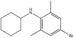 4-bromo-N-cyclohexyl-2,6-dimethylaniline Struktur