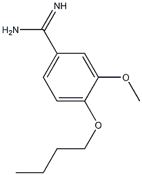 4-butoxy-3-methoxybenzenecarboximidamide,,结构式