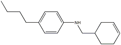 4-butyl-N-(cyclohex-3-en-1-ylmethyl)aniline