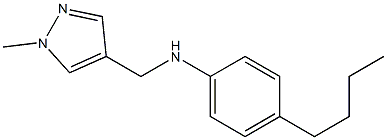 4-butyl-N-[(1-methyl-1H-pyrazol-4-yl)methyl]aniline