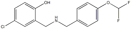 4-chloro-2-[({[4-(difluoromethoxy)phenyl]methyl}amino)methyl]phenol
