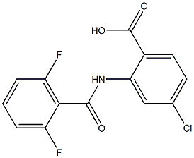 4-chloro-2-[(2,6-difluorobenzene)amido]benzoic acid