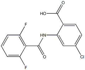  4-chloro-2-[(2,6-difluorobenzene)amido]benzoic acid