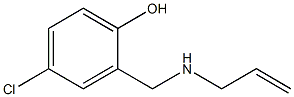 4-chloro-2-[(prop-2-en-1-ylamino)methyl]phenol 结构式