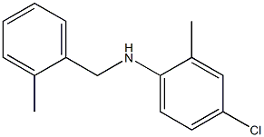 4-chloro-2-methyl-N-[(2-methylphenyl)methyl]aniline