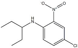 4-chloro-2-nitro-N-(pentan-3-yl)aniline Structure