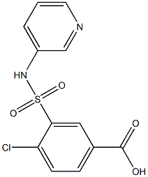  4-chloro-3-(pyridin-3-ylsulfamoyl)benzoic acid