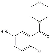 4-chloro-3-(thiomorpholin-4-ylcarbonyl)aniline