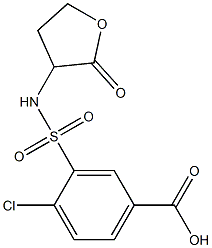 4-chloro-3-[(2-oxooxolan-3-yl)sulfamoyl]benzoic acid