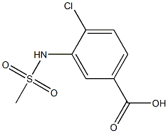 4-chloro-3-[(methylsulfonyl)amino]benzoic acid