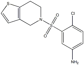  4-chloro-3-{4H,5H,6H,7H-thieno[3,2-c]pyridine-5-sulfonyl}aniline