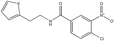 4-chloro-3-nitro-N-[2-(thiophen-2-yl)ethyl]benzamide