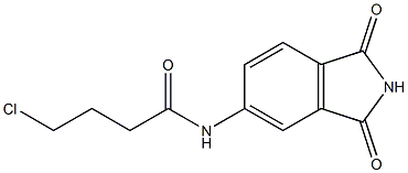 4-chloro-N-(1,3-dioxo-2,3-dihydro-1H-isoindol-5-yl)butanamide 结构式