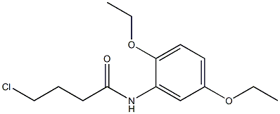 4-chloro-N-(2,5-diethoxyphenyl)butanamide 结构式