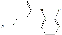 4-chloro-N-(2-chlorophenyl)butanamide,,结构式