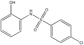 4-chloro-N-(2-hydroxyphenyl)benzene-1-sulfonamide Structure