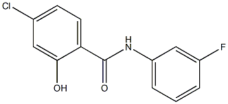  4-chloro-N-(3-fluorophenyl)-2-hydroxybenzamide