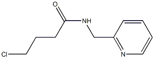 4-chloro-N-(pyridin-2-ylmethyl)butanamide Structure