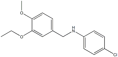 4-chloro-N-[(3-ethoxy-4-methoxyphenyl)methyl]aniline|