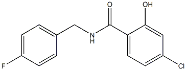 4-chloro-N-[(4-fluorophenyl)methyl]-2-hydroxybenzamide Structure