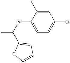 4-chloro-N-[1-(furan-2-yl)ethyl]-2-methylaniline