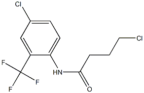 4-chloro-N-[4-chloro-2-(trifluoromethyl)phenyl]butanamide Structure