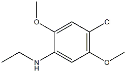 4-chloro-N-ethyl-2,5-dimethoxyaniline,,结构式