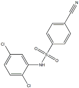 4-cyano-N-(2,5-dichlorophenyl)benzene-1-sulfonamide|