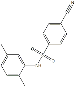 4-cyano-N-(2,5-dimethylphenyl)benzenesulfonamide