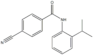 4-cyano-N-(2-isopropylphenyl)benzamide Structure