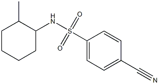  4-cyano-N-(2-methylcyclohexyl)benzene-1-sulfonamide