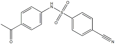 4-cyano-N-(4-acetylphenyl)benzene-1-sulfonamide