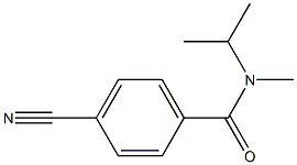 4-cyano-N-isopropyl-N-methylbenzamide Struktur