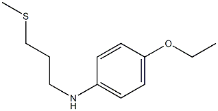 4-ethoxy-N-[3-(methylsulfanyl)propyl]aniline Structure