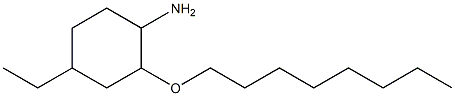 4-ethyl-2-(octyloxy)cyclohexan-1-amine Structure