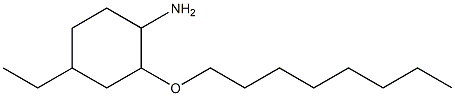 4-ethyl-2-(octyloxy)cyclohexan-1-amine,,结构式