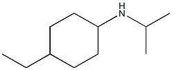 4-ethyl-N-(propan-2-yl)cyclohexan-1-amine Structure