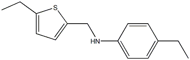 4-ethyl-N-[(5-ethylthiophen-2-yl)methyl]aniline